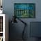 Stupell Industries Classic Starry Night Over the Rhone Van Gogh Painting in Black Frame Wall Art